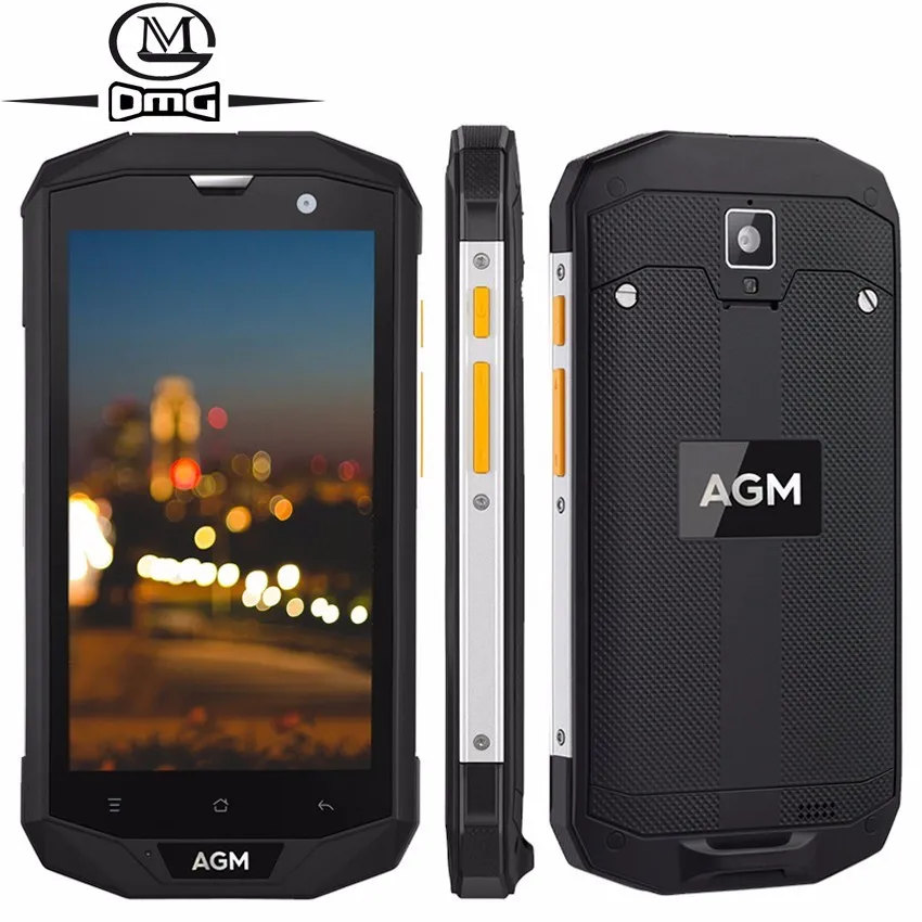 

AGM A8 SE IP68 Waterproof shockproof Mobile Phone 5.0'' 1280*720 2GB+16GB Qualcomm MSM8916 Quad Core 4050mAh OTG 4G Smartphone
