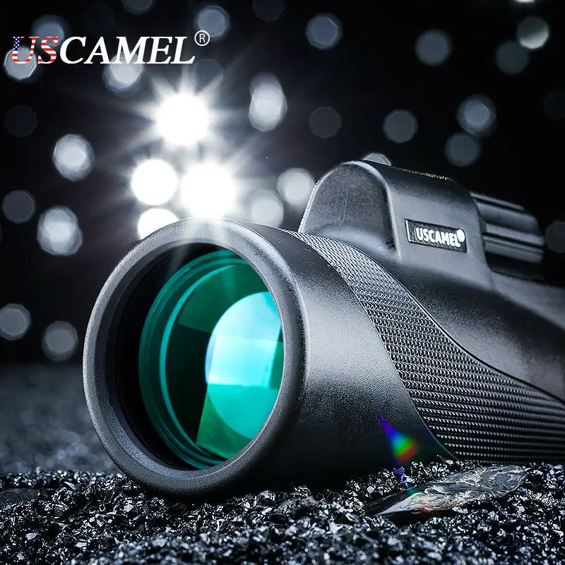 Compact Telescopio Monocular Bak4 Professional 10x42 Optic Telescope