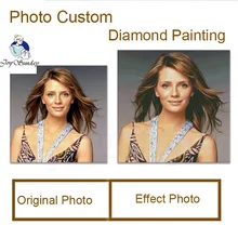 JoySunday 5D алмазная картина Алмазная картина Картина на заказ индивидуальная вышивка крестиком Мозаика