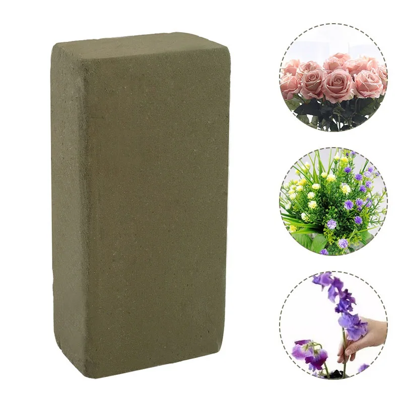 

22.5x11x7cm Dry Flower Floral Foam Brick Block Bouquet Ideal Holder Storage Garden Foam Brick for Flowers Party Wedding