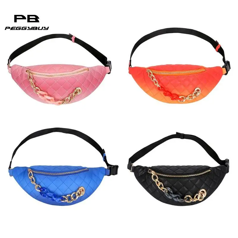 

Shoulder Waist Bags Women Leather Fanny Packs Belt Bum Pouch Chest Handbags