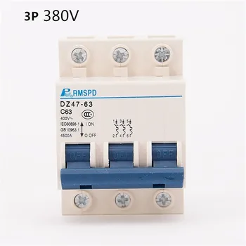 

Atmosphere Switch Three-phase Electric Dz47 3p63a Air Open Small-sized Circuit Breaker 380v C45 Package Postal