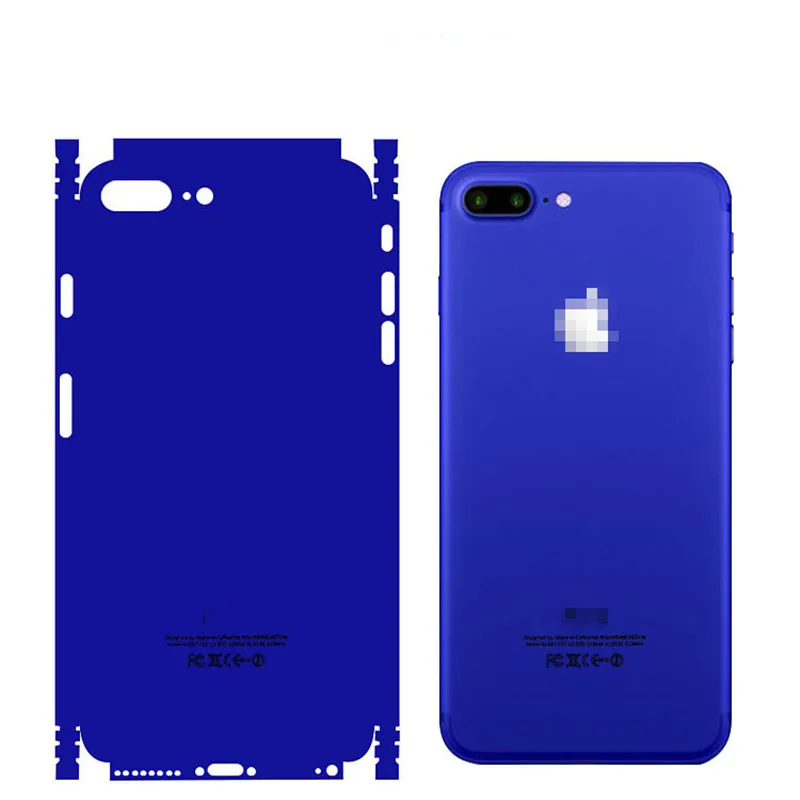 

Back Sticker For iphone 6 6s 7 8 Plus X Ice Film for 6 6s Protector Full Body Candy Color Decal Sticker Wrap Skin Case Cover