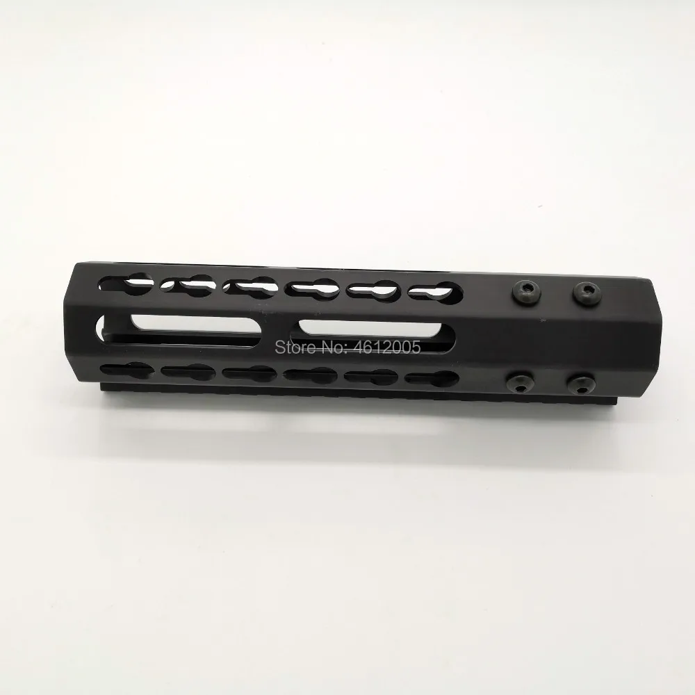 7 дюймов тактический keymod трубчатое цевье супер тонкий ar 15 Handguard Quad рельсовая сталь