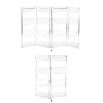 

Creative Screen Earring Ear Stud Display Rack Jewelry Organizer Stand Shelf Necklace Bracelet Jewelry Display Gift Box Holder