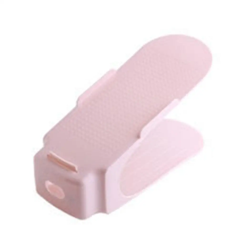 

One-piece Non-adjustable Storage Shoe Rack Double-layer Shoe Cabinet 0.13kg Organizer