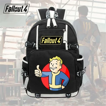 

GAME Fallout cosplay backpack Student School Backpack men women bag Travel bag shoulder bag 5 style