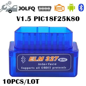 

Super PIC18F25K80 Chip Super OBD2 mini ELM327 bluetooth V1.5 Hardware Works Android elm 327 bluetooth obd2 scanner 10pcs