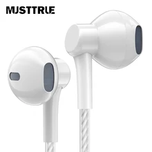MUSTTRUE P7 стерео бас наушники с микрофоном Проводная игровая гарнитура для телефонов samsung Xiaomi Iphone Apple наушники