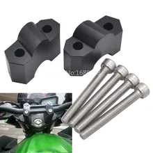 Алюминий высота руля стояк рукоятка Крепление зажим подходит для Kawasaki Z750 Z 750 2004-2011 Z1000 Z 1000 2007 2008 2009