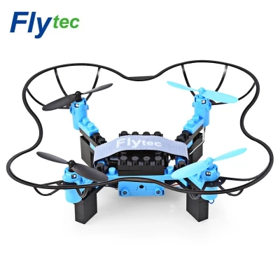 Flytec T11S DIY здания Конструкторы RC Quadcopter Wi Fi FPV системы 30 Вт камера Drone 2,4 г 4CH высота Удержание Headless режим 3D неограниченное флип