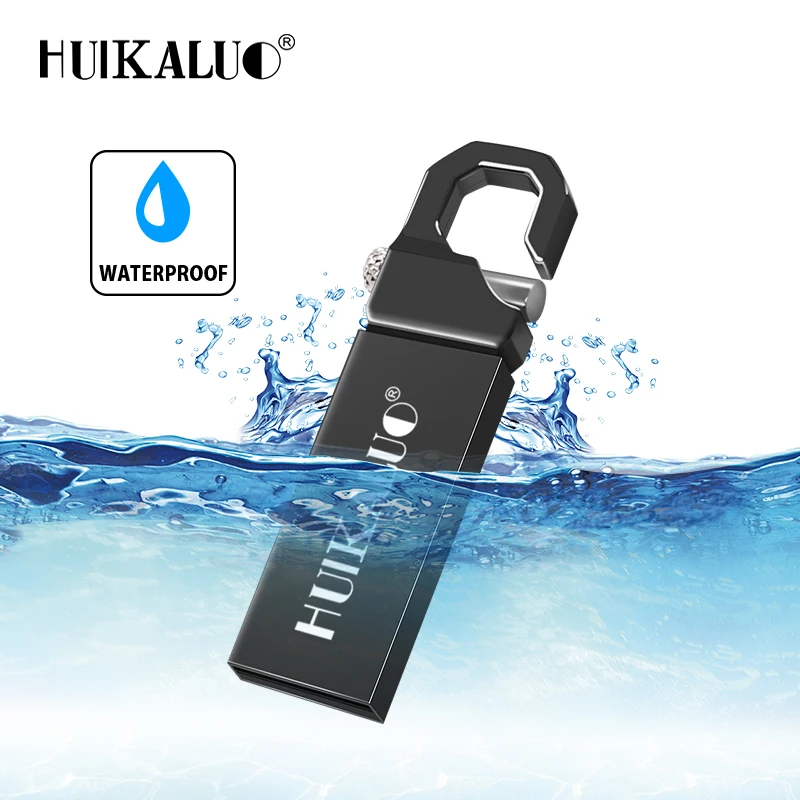 USB флеш накопитель металлический 64 ГБ 32 16 8 4 Гб диск водонепроницаемая Флэшка usb с