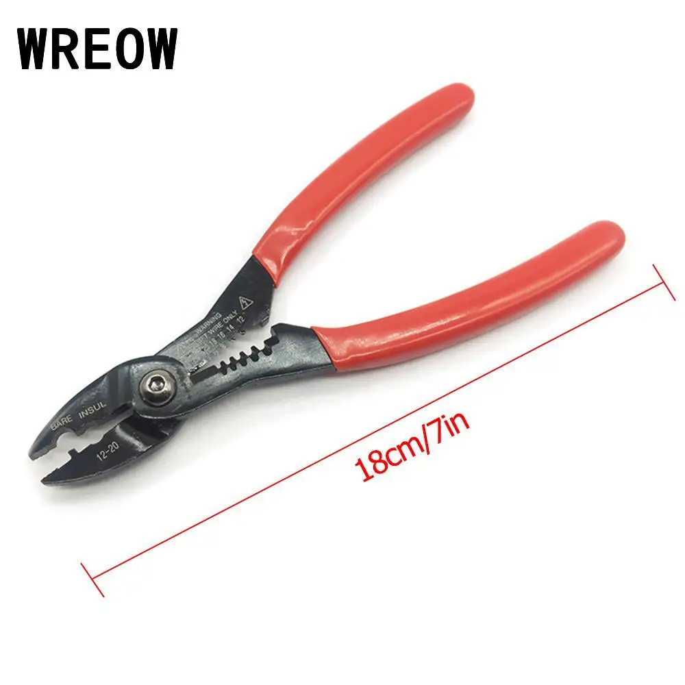 

7Inch Wire Stripper Cable Cutter Crimper Wire Pliers Automatic Multifunctional Precision Terminal Crimping Stripping Pliers Tool