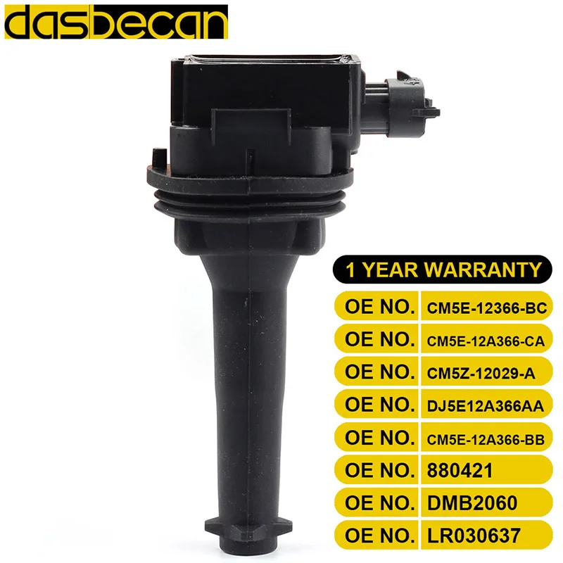 

Dasbecan Coil Ignition CM5E-12366-BC For BMW 1 3 5 6 7 X1 X3 X5 X6 2.5L 3.0L FOCUS III 2.0T Jaguar XF XJ 2.0T RANGE ROVER LR2