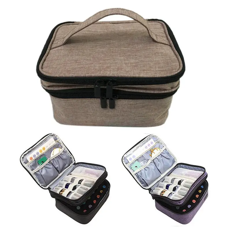 

30 Bottles Essential Oil Storage Bag 5-30Ml Bottle Essential Oil Storage Box With Roller Essential Oil Storage Box Portable