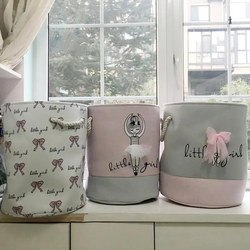 Murah Lucu Laundry Keranjang Penyimpanan 35X40 Cm Besar Keranjang untuk Mainan Keranjang Cuci Pakaian Kotor Serba serbi Penyimpanan Keranjang Kotak