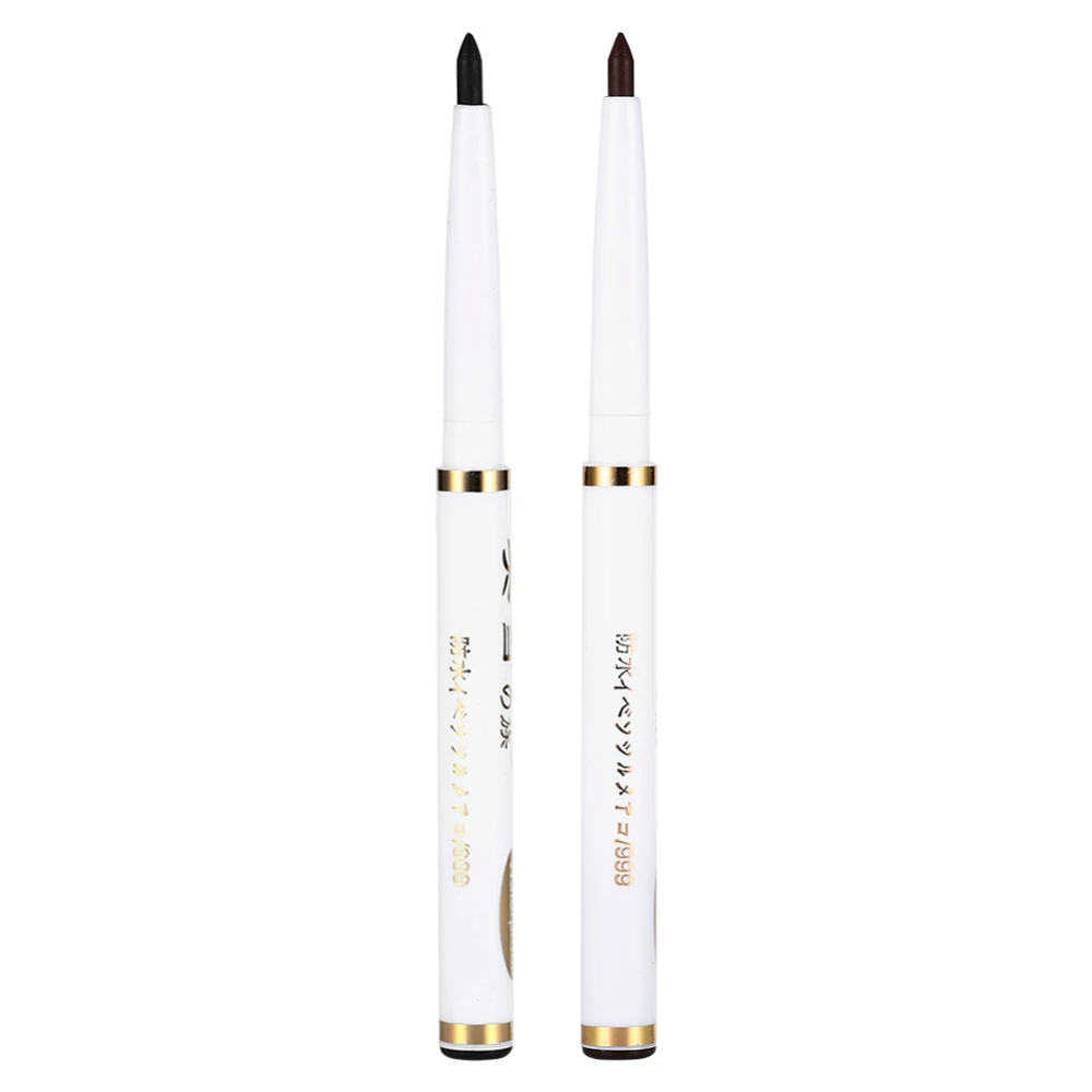 

1PC Black Waterproof Long-lasting Eyeliner Pencil Pen Eye Liner Automatic Makeup Tools Black/Coffee Wholesale