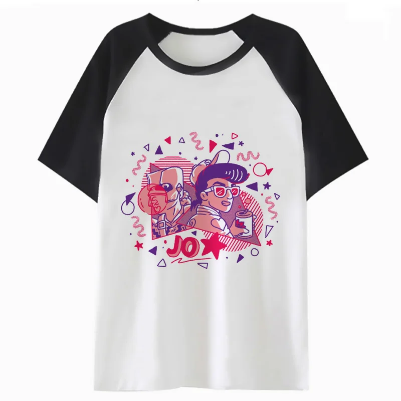 

jojo bizarre adventure t shirt funny hop tshirt hip harajuku tee clothing top male t-shirt streetwear for men I3420