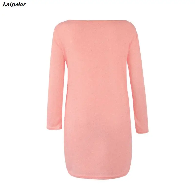 Autumn Winter Women Sweater Fashion 2018 Casual Long Sleeve Pink Gray Loose Sweater Plus Size Lady Pullover Knitted Sweater Tops Autumn Winter Women Sweater Fashion 2018 Casual Long Sleeve Pink Gray Loose Sweater Plus Size Lady Pullover Knitted Sweater Tops