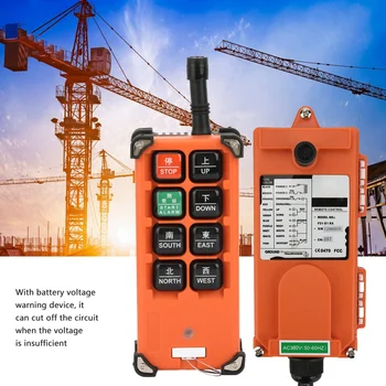 

rotary switch Wireless Remote Controller Electric Hoist Remote Control 2 Transmitter + 1 Receiver 380V interruptor