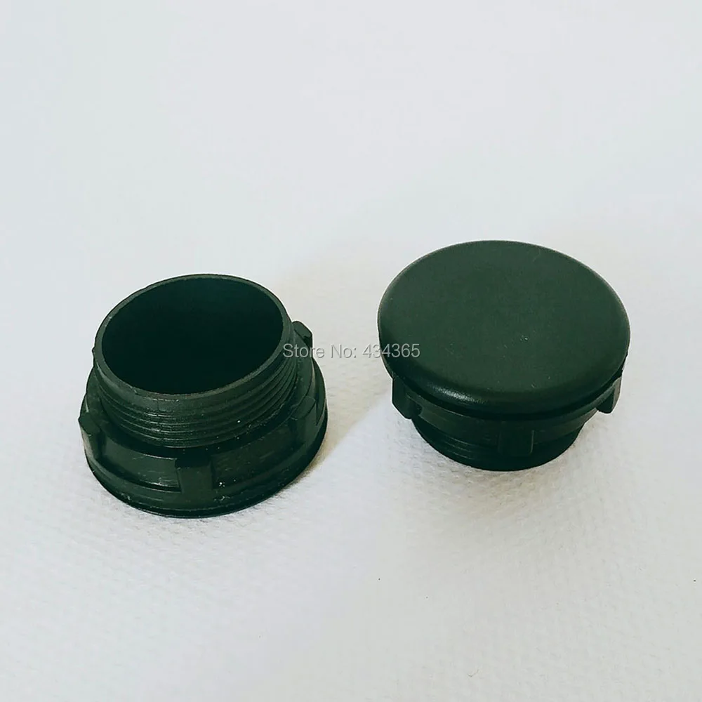 30mm plastic button panel plugs push button switch hole cover cap black