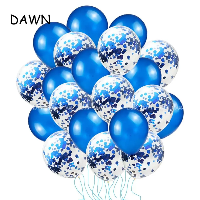 

20pcs/lot Mixed Gold Confetti Balloons Birthday Party Decoration Kids Adult Metallic Balloon Air Ball Set Birthday Ballon Decor