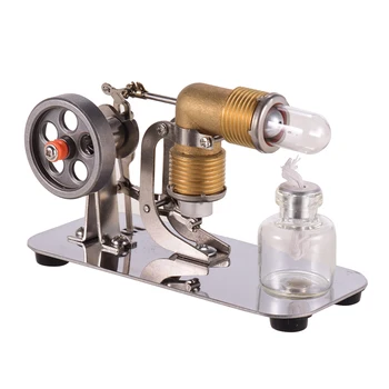 

Mini Stirling Engine Motor Model Hot Air Stream Powered Educational Toy Kits