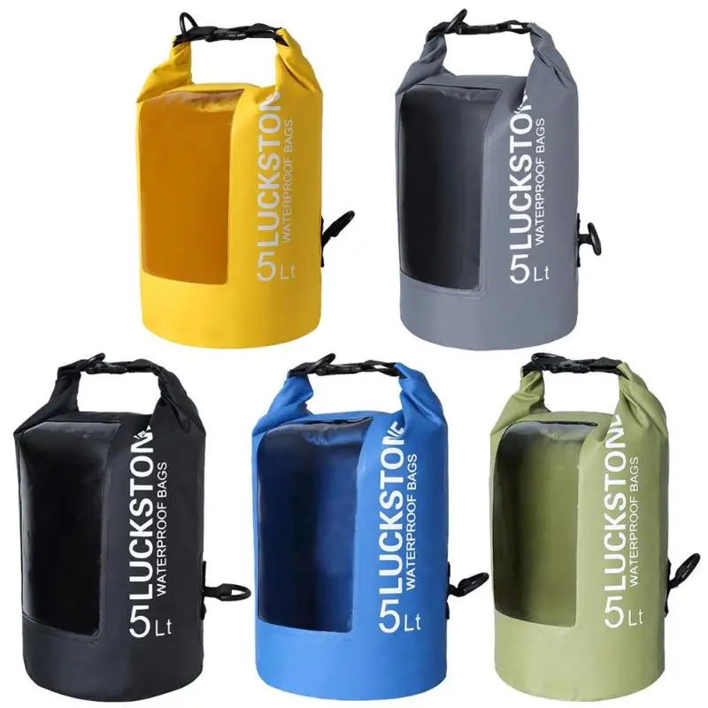 

Outdoor camping bag Drift Backpack 5L/10L/20L Water Sports PVC Waterproof Lightweight Diving floating Dry Bag
