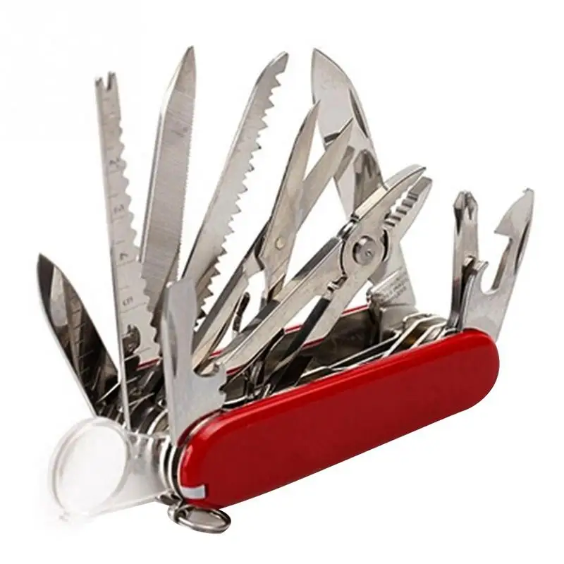 

Multifunctional Swiss 91mm Stainless Steel Outdoor Cutters Light And Compact Easy To Carry Quick Delivery
