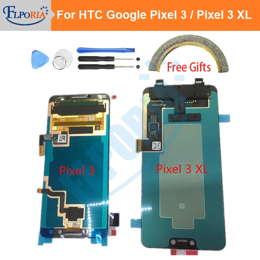 

5.5 For HTC Google Pixel 3 LCD Display Touch Screen Digitizer Assembly Google Pixel 3XL LCD Screen For Google Pixel 3 XL LCD 6.3