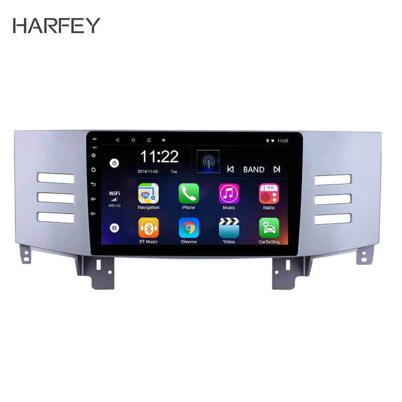 

Harfey Multimedia Player 9 Inch Car Radio For 2005 2006 2007 2008 2009 Toyota Old REIZ 2Din Android 8.1/7.1 GPS Navi WIFI Stereo
