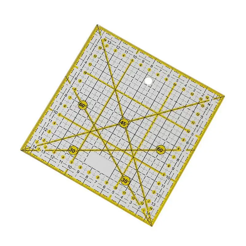 

DIY Sewing Quilting Tool Square 15 * 15cm Cut Ruler Home Life Gadget Patchwork Sewing Cutting Ruler Drawing Accessories