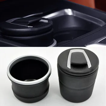 

1 Pcs Black Plastic Ashtray Ash Tray Storage Cup For BMW X1 X3 F25 X5 E70 X6 E71