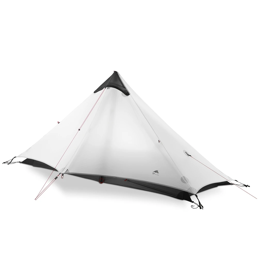3F UL GEAR 1 человек Oudoor LanShan кемпинговая палатка 3 сезона 1 для одного человека профессиональная 15D нейлоновая с силиконовым покрытием бесшумная палатка