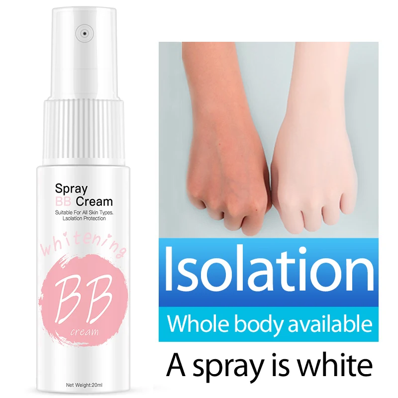 

Brighten Whitening Spray BB Cream Concealer Moisturizing Makeup Beauty Skin Care Base Face Foundation Cream Spray State
