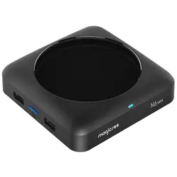 Magicsee N6 Max Двойной Wi-Fi Tv Box Rk3399 4 ядра 4G + 32G Smart Tv Box с Hd 4 K Декодер каналов кабельного телевидения (США Plug)