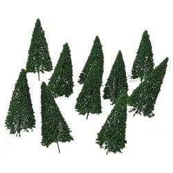 10 шт. 12 см модель кедровые деревья макет поезда железная дорога пейзаж весы Декор