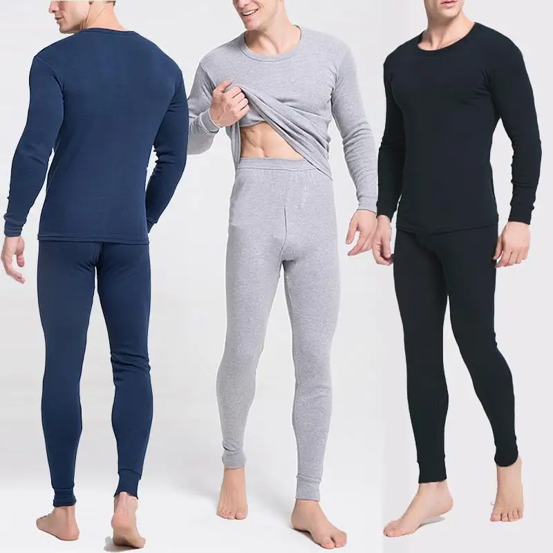 Plus Size 4XL Mens Clothing Warm Winter Men's Thick Thermal Underwear