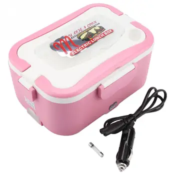 

New 12V/24V Car Portable Electric Heated Plug Heating Lunch Box Multi-functional Outdoor School Food-Grade Food Warmer Container