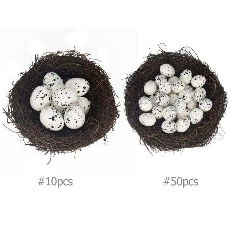 Easter Eggs Artificial Imitation Foam Quail Eggs Children Toy DIY simulation egg Painting Easter Egg educational toys for Child