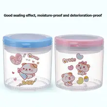 Мультяшная коробка для хранения еды прозрачный контейнер герметичные закуски сушеные фрукты с крышкой экологически чистые портативные влагостойкие коробки для хранения