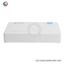 50 шт. zte ZXA10 F663N GPON ONT FTTH GPON ONU с 1GE+ 3FE Ethernet порт английская прошивка+ адаптер ЕС