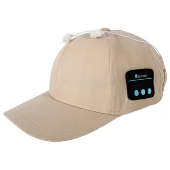 

By DHL 10pcs Men Women Bluetooth Hat Cap Mini Wireless Speaker music Receiver for iphone Baseball Hat Spring Summer Casual Caps