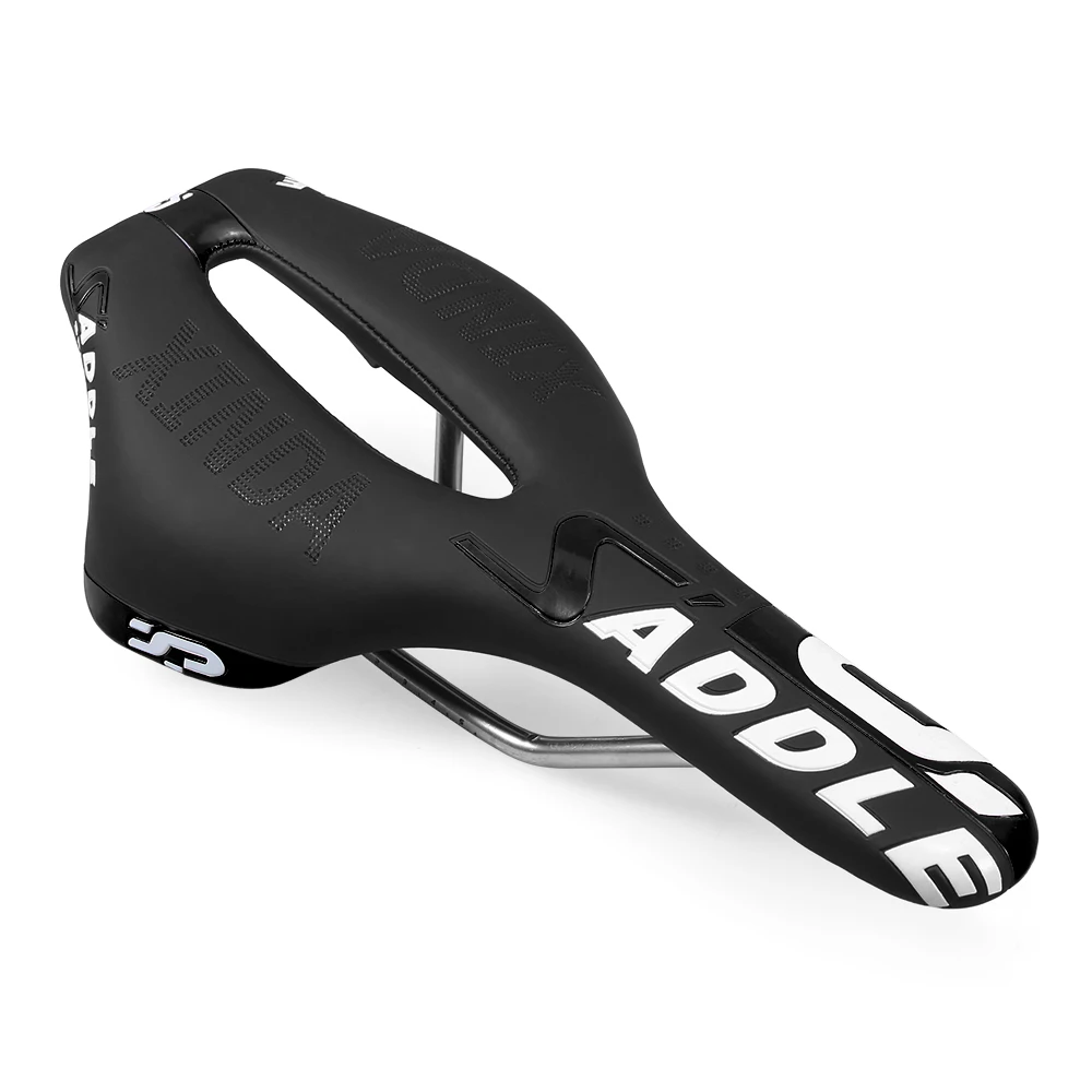 MTB Road Bike Saddle Lightweight PVC + Steel Breathable Cycling Saddle