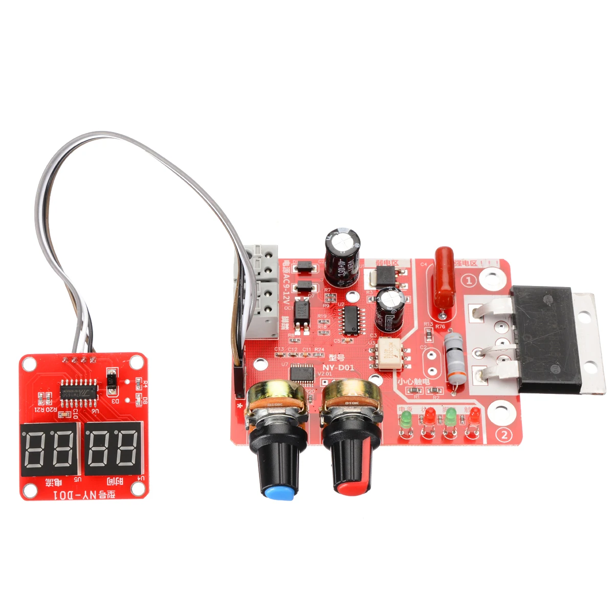 NY-D01 Spot Welding Machine Control Board 100A Spot Welding Machine Time Current Controller Control Panel Board Module
