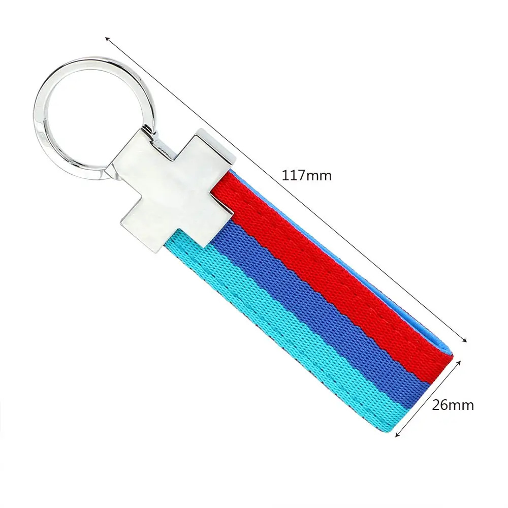 FORAUTO Outdoor Sport Styling Car Key Ring Italy Germany Flag Keychain Universal Holiday Gift Car Accessories Metal and Cloth