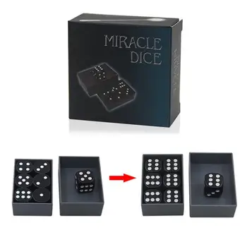 

Dice Miracle Plastic Illusion Teaching Magic Prop Magic Gimmick Performance Stage Magic Tricks For Professional Magicians Stage