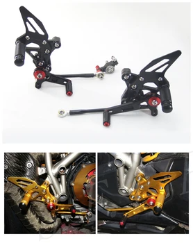 

CNC Adjustable Rearsets Foot Pegs Rear Set For Ducati 1098 1098S 1098R 1198 848 848EVO