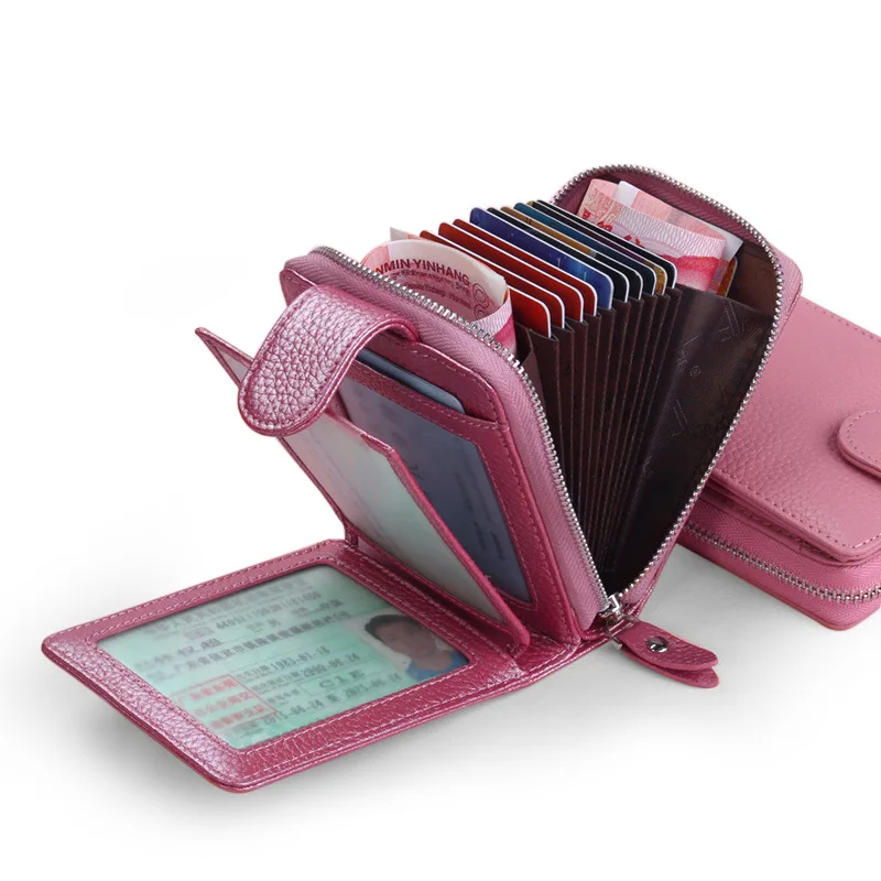 Organ Card Holder Leather Custom duo ka wei Zip Multi-Function Driver's License Wholes | Багаж и сумки