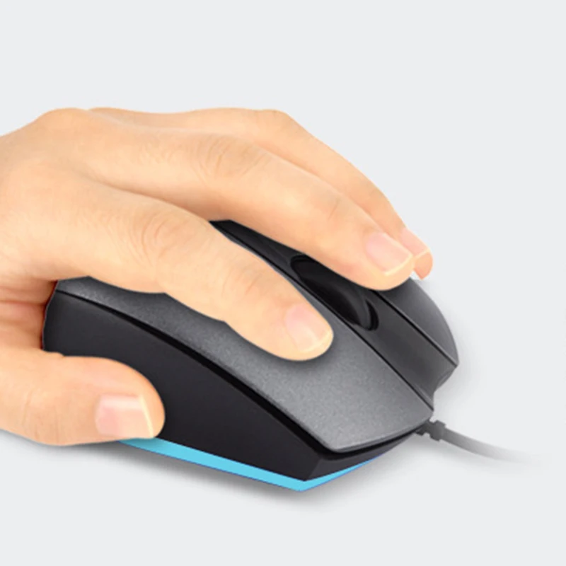 Мышь с детектором отпечатка пальца Замена ввода пароль Проводная оптическая эргономичная игровая Рабочая мышь для ПК ноутбука Компьютерные бесшумные Игровые мыши